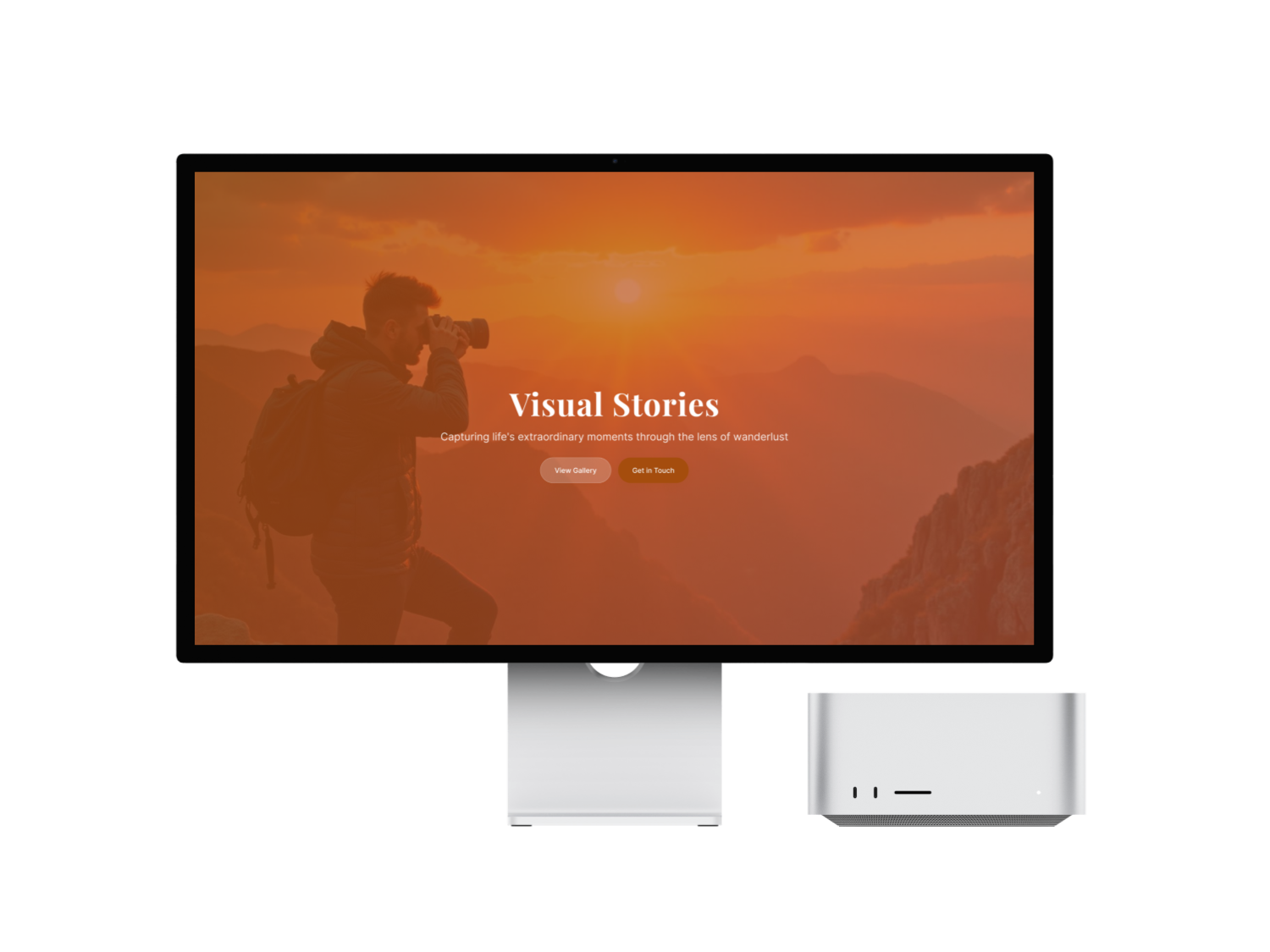 LensaView – Photographer Portfolio Website